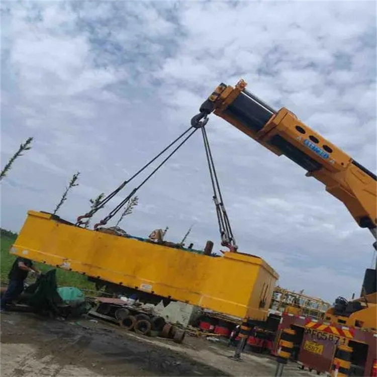 九湖镇吊运集装箱的吊车